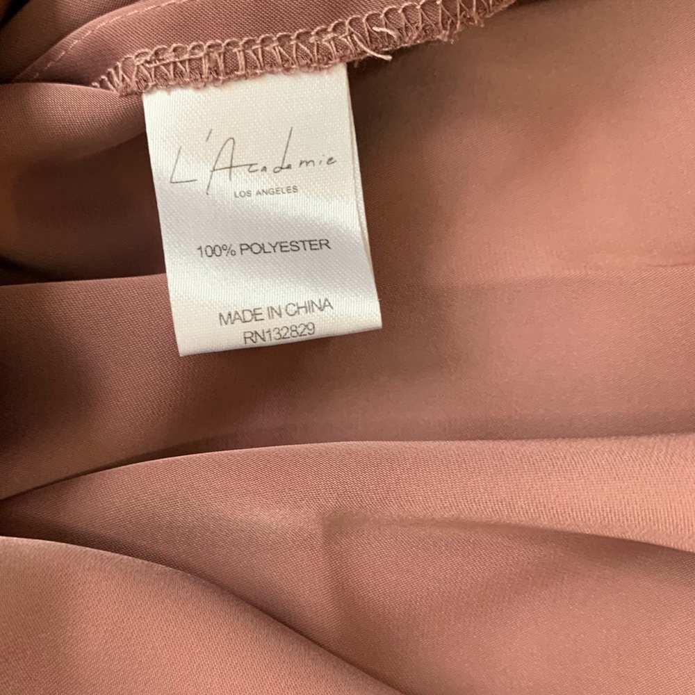 L’Academie Long Sleeve Shirt Dress Mauve S NWT - Picture 13 of 15